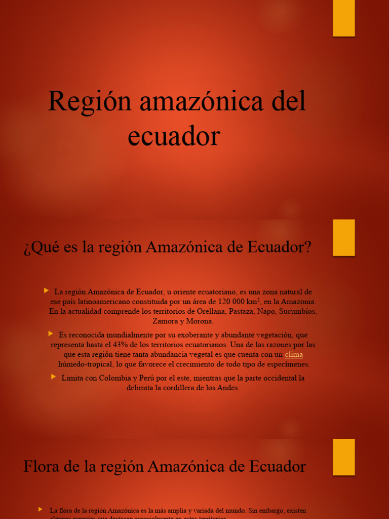 Flora y fauna de la Amazonía ecuatoriana | PDF | Ecuador | Plantas