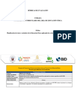 Rubrica de Evaluación Unidad I Tema 1