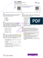 Tes Evaluasi - Ruang Lingkup Biologi