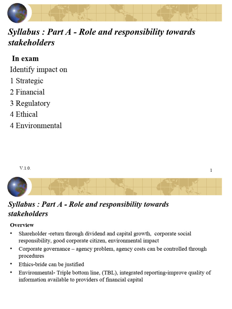 CHP 1 Role and Responsibility of Financial Manager | PDF | Behavioral ...