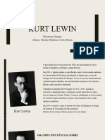 Kurt Lewin PROCESSOS GRUPAIS