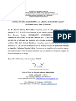 4, Acta de Aprobacion FR Tutor de Mario Diaz Doctorado
