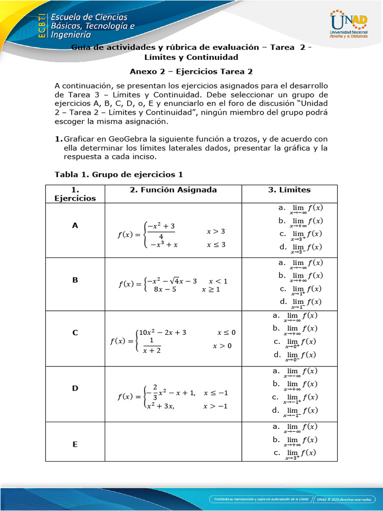 Anexo 2 - Ejercicios Tarea 2 | PDF