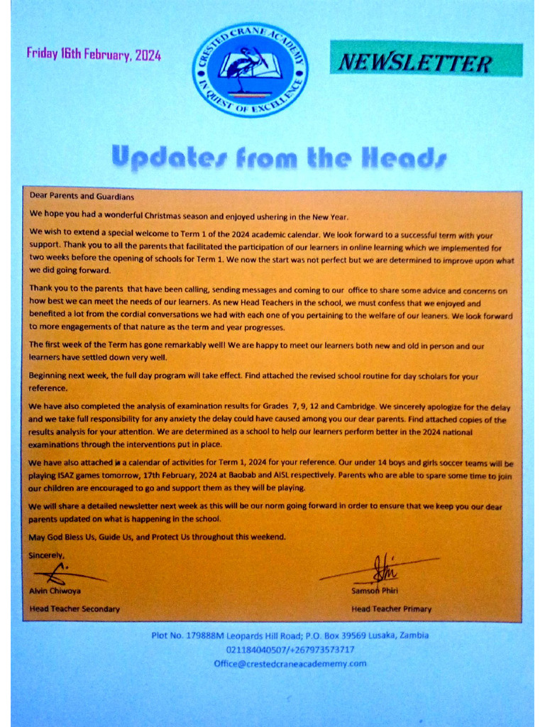 Newsletter | PDF