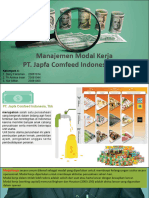 Analisa Modal Kerja PT. JAPFA