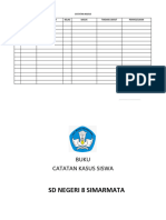 Format Buku Catatan Kasus