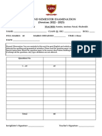 Grade IX Chemistry Paper 1 QP