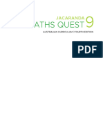 9 Maths Quest Text 4E