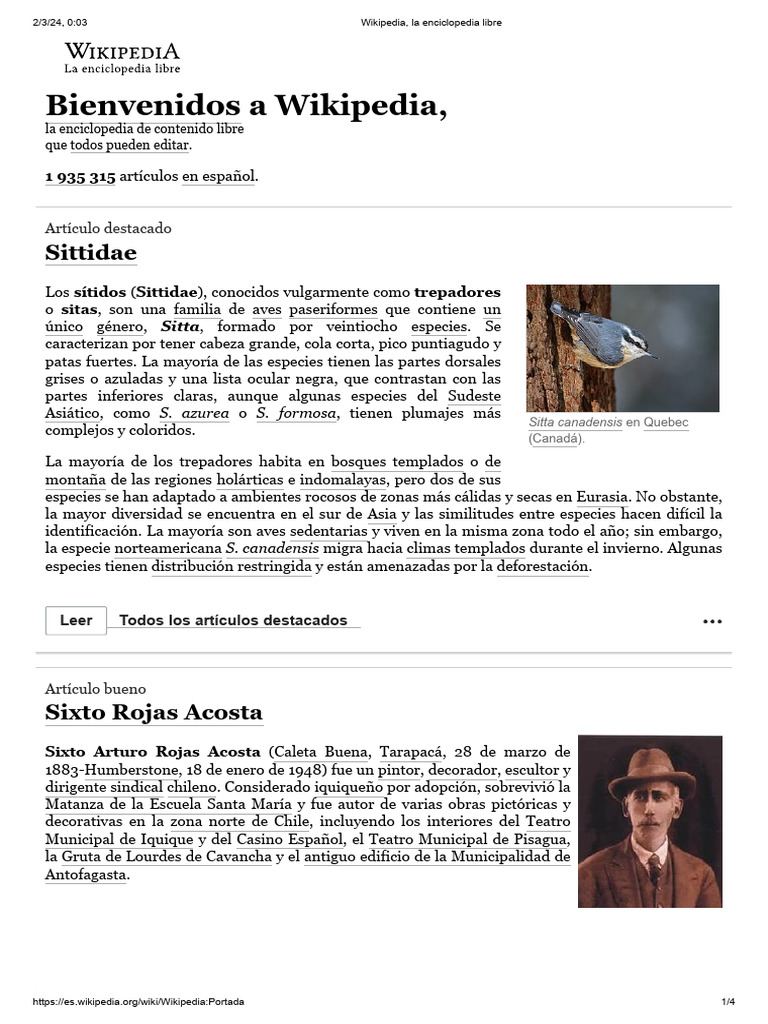Wikipedia, La Enciclopedia Libre | PDF