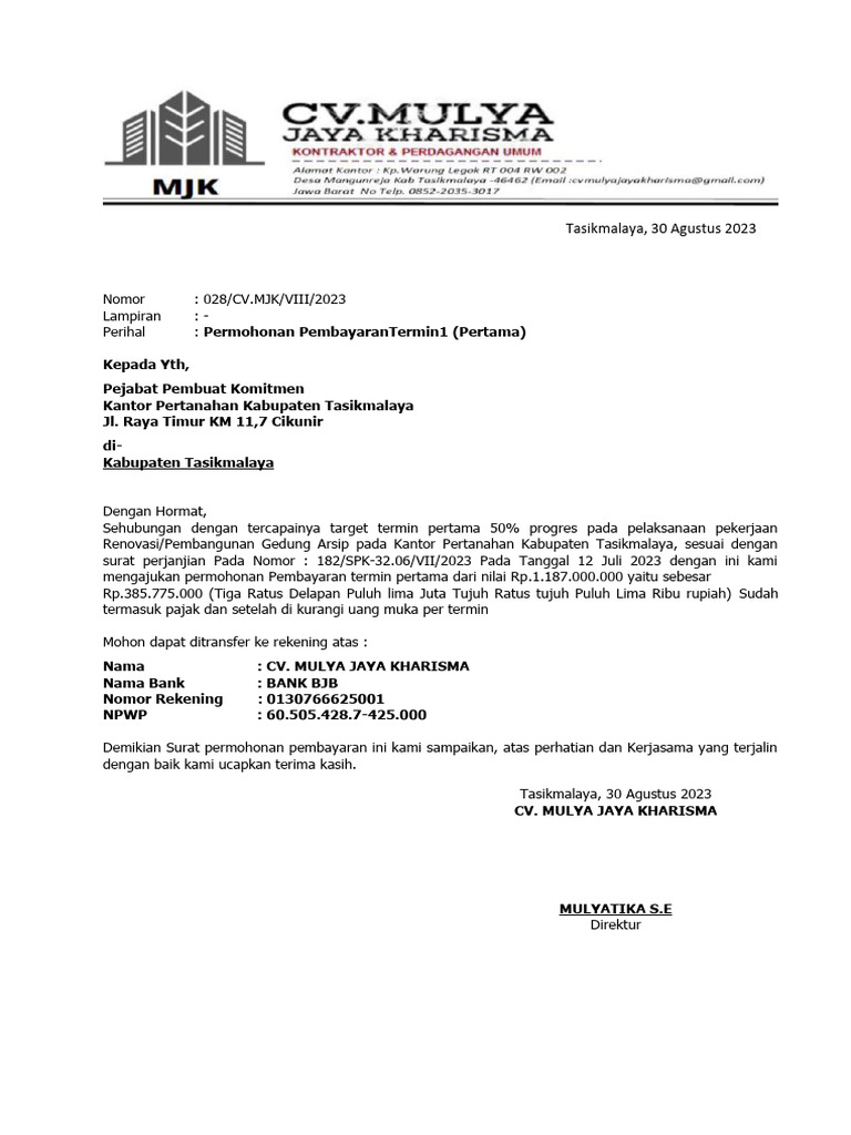 Mokup surat pemberitahuan pelaksanaan mjk 1 pdf