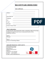 Cad Software Order Form