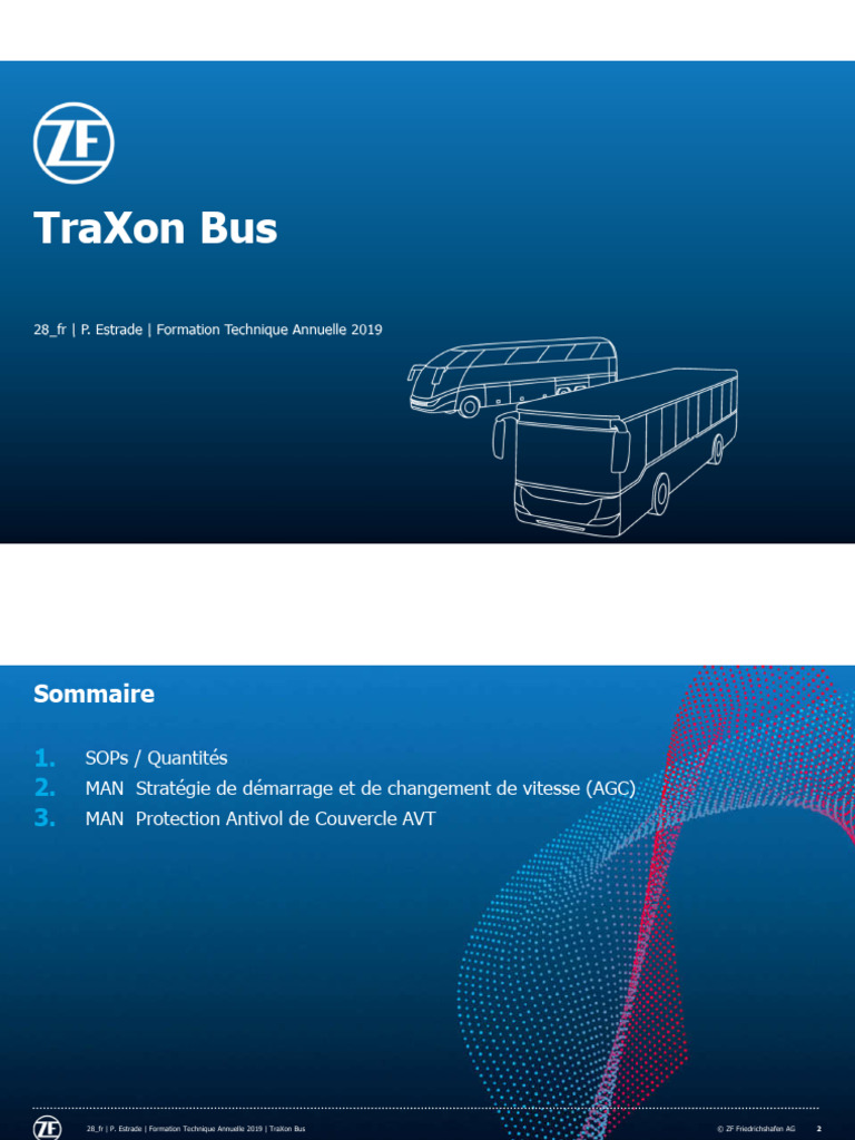 Formation TraXon Bus 2019 | PDF | Industrie automobile | Technologie ...
