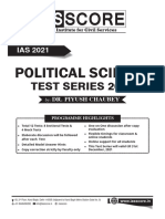 Political Science Test Series 2021 B1