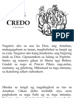 Ang Credo by Fr. Salvo