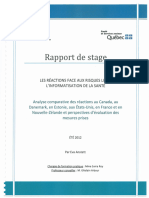 Rapport de Stage: Québec