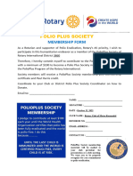 PolioPlus Society Pledge Form