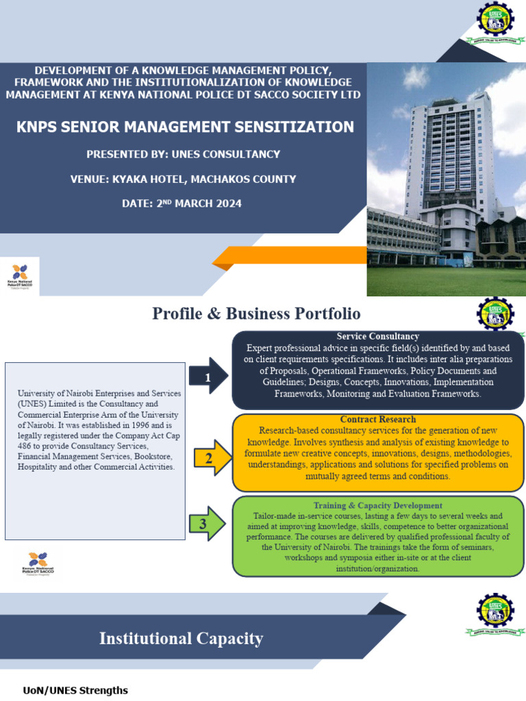 Knowledge Management Policy for KNPS DT SACCO | PDF | Knowledge ...