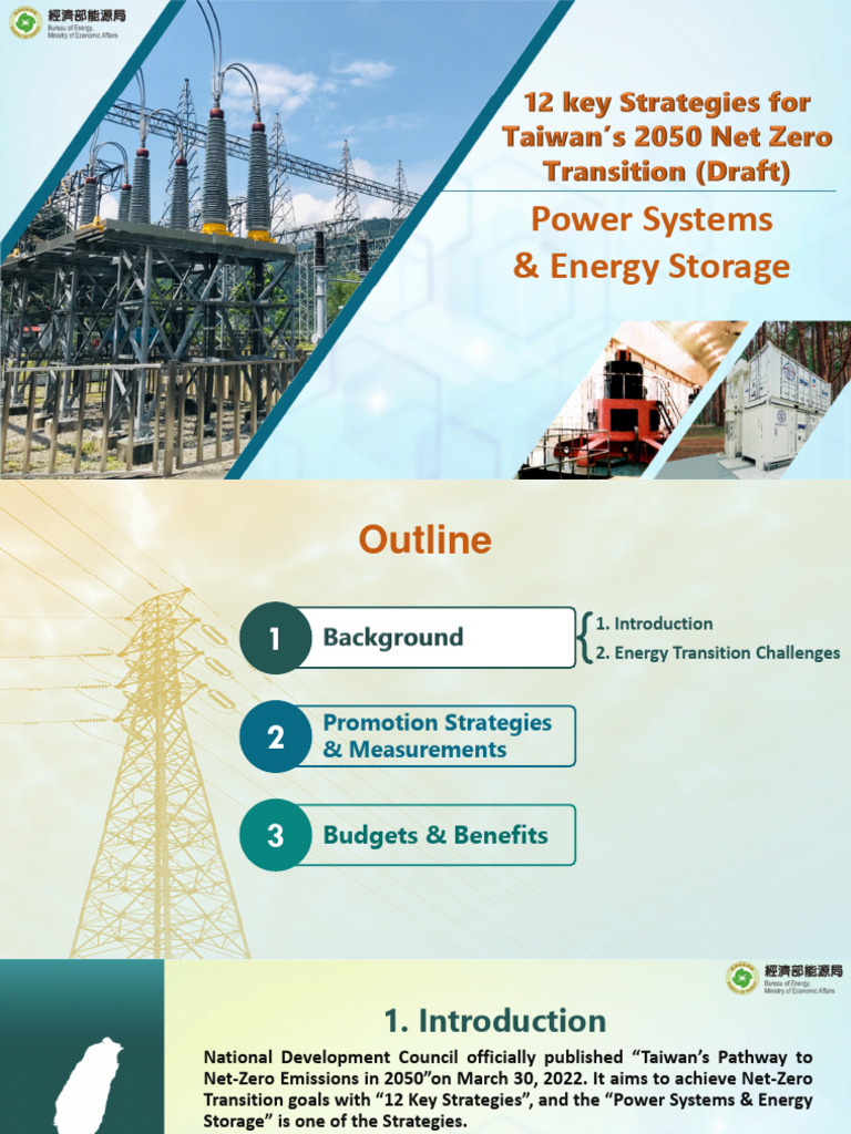 Taiwan's 2050 Net-Zero Energy Strategy | PDF | Electrical Grid | Energy ...