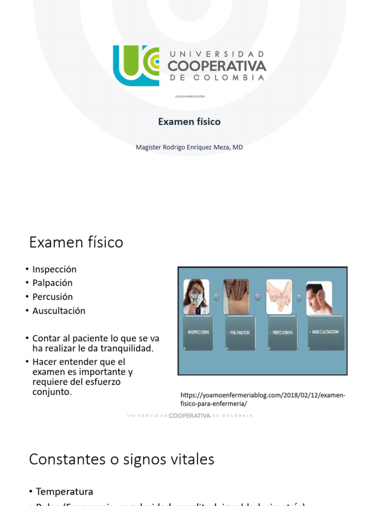 8.Examen Fisico | PDF | Anatomía humana | Especialidades Medicas