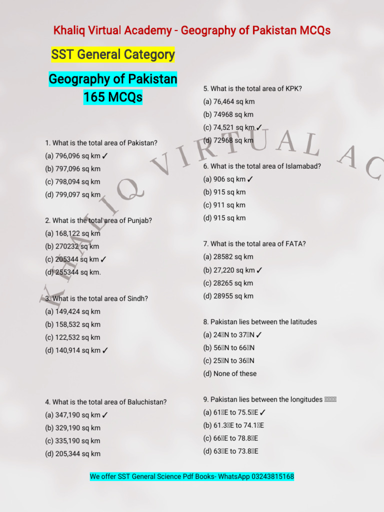 Geography of Pakistan PDF Indus River Pakistan