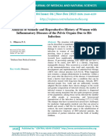 Analysis of Somatic and Reproductive History of Women With Inflammatory Diseases of The Pelvic Organs Due To Hiv Infection