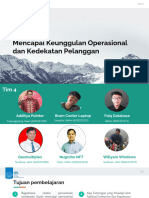 Tim 4 - Mencapai Keunggulan Operasional Dan Kedekatan Pelanggan