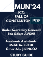 BALMUN'24 Fall of Constantinople Study Guide