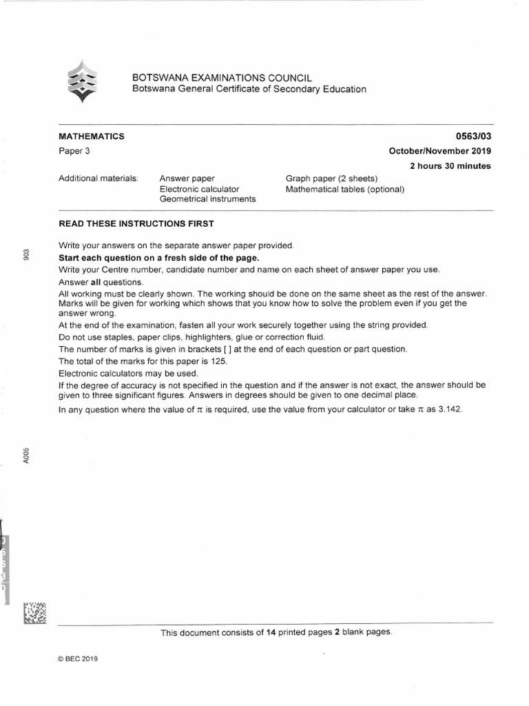 Paper 3 2019 Pdf Significant Figures Length