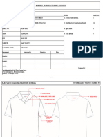 Apparel Manufacturing Package: Index Page No