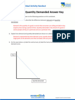 Demand Vs Quantity Demanded Answer Key