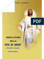 BREVE STORIA DELLA VITA DI GESU' - Volume 1