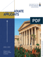 A Guide For Postgraduate Applications Brochure