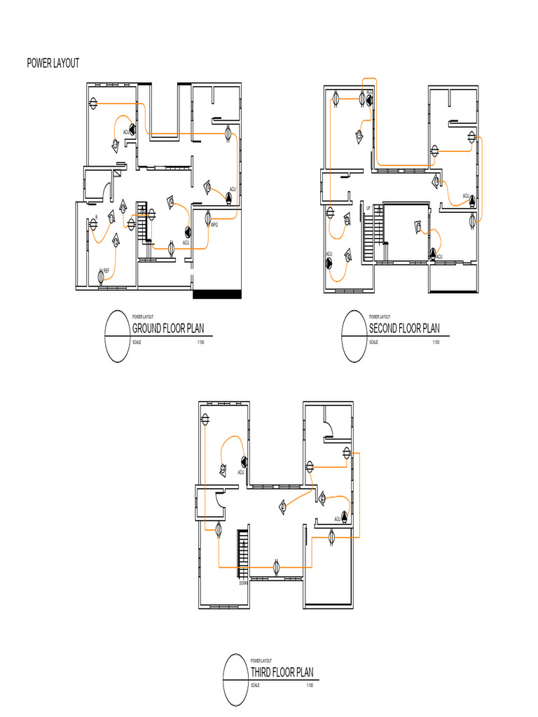 Electrical Plan Power Layout | PDF | Technical Drawing | Drawing