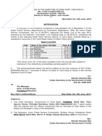 Appointment by Promotion of Tamil Nadu (Select List 2013)