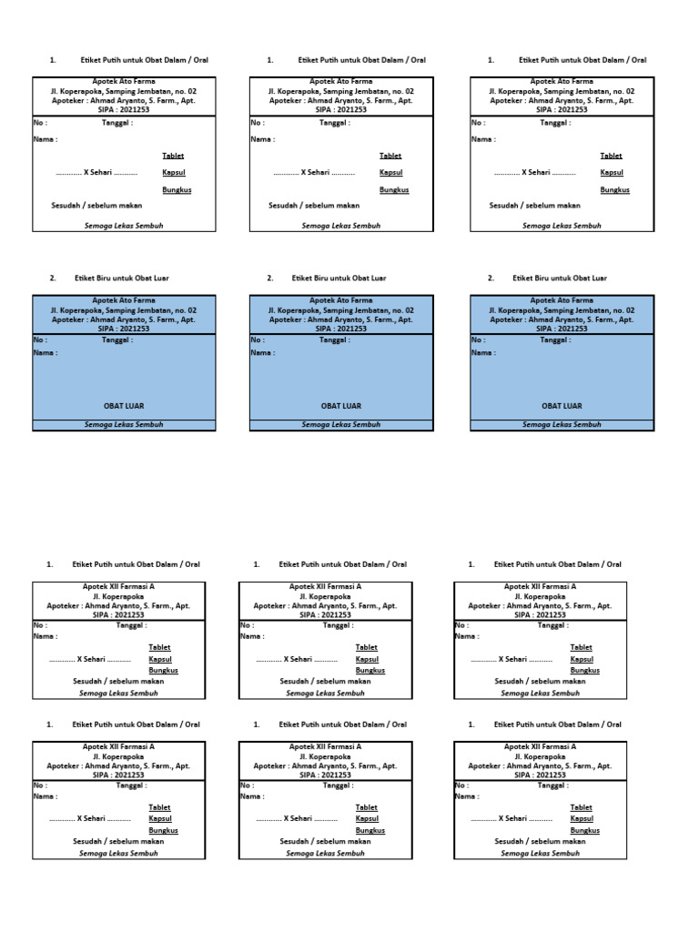 Done Etiket | PDF