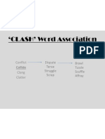 CLASH' Word Association