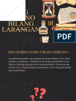 Ang Filipino Bilang Larangan 3