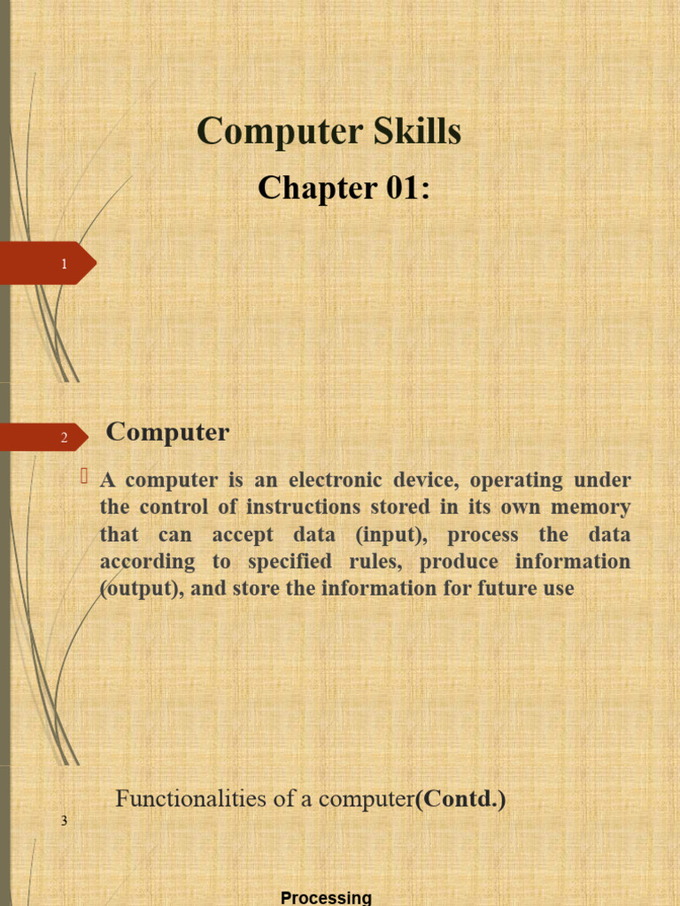 Ch01.Introduction To Computer | PDF | Solid State Drive | Computer Data ...