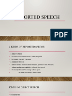 Reported Speech (Power Point)