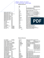 Corel Draw Keyboard Shortcuts