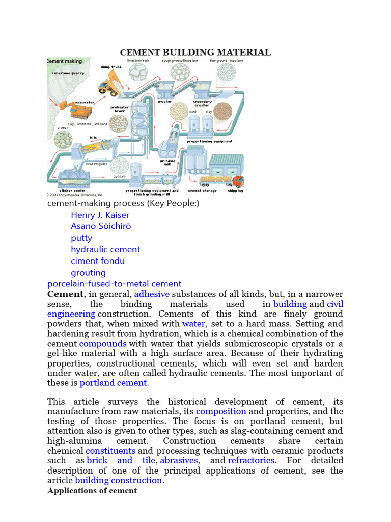 Cement Building Material Pdf