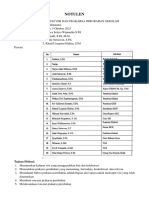 Notulen Perumusan Visi - Pi 2