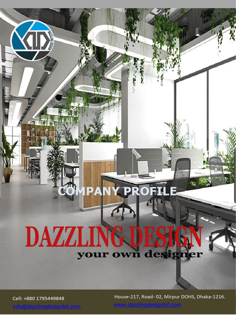 Dazzling Design Company Profile | PDF | Interior Design | Business