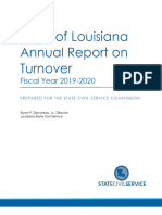 Annual Turnover Report