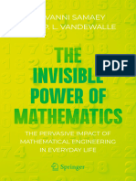 THE Invisible Invisible Power of Power of Mathematics: Giovanni Samaey Joos P. L. Vandewalle