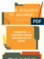 Research Based Argumanetative Essay