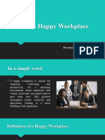 Secret of A Happy Workplace