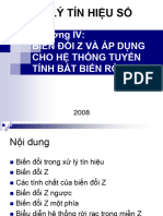 Xu-Ly-Tin-Hieu-So - Chuong-4-Bien-Doi-Z-Va-Ap-Dung-Cho-He-Thong-Tuyen-Tinh-Bat-Bien-Roi-Rac - (Cuuduongthancong - Com)