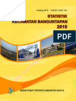 Statistik Kecamatan Banguntapan 2015