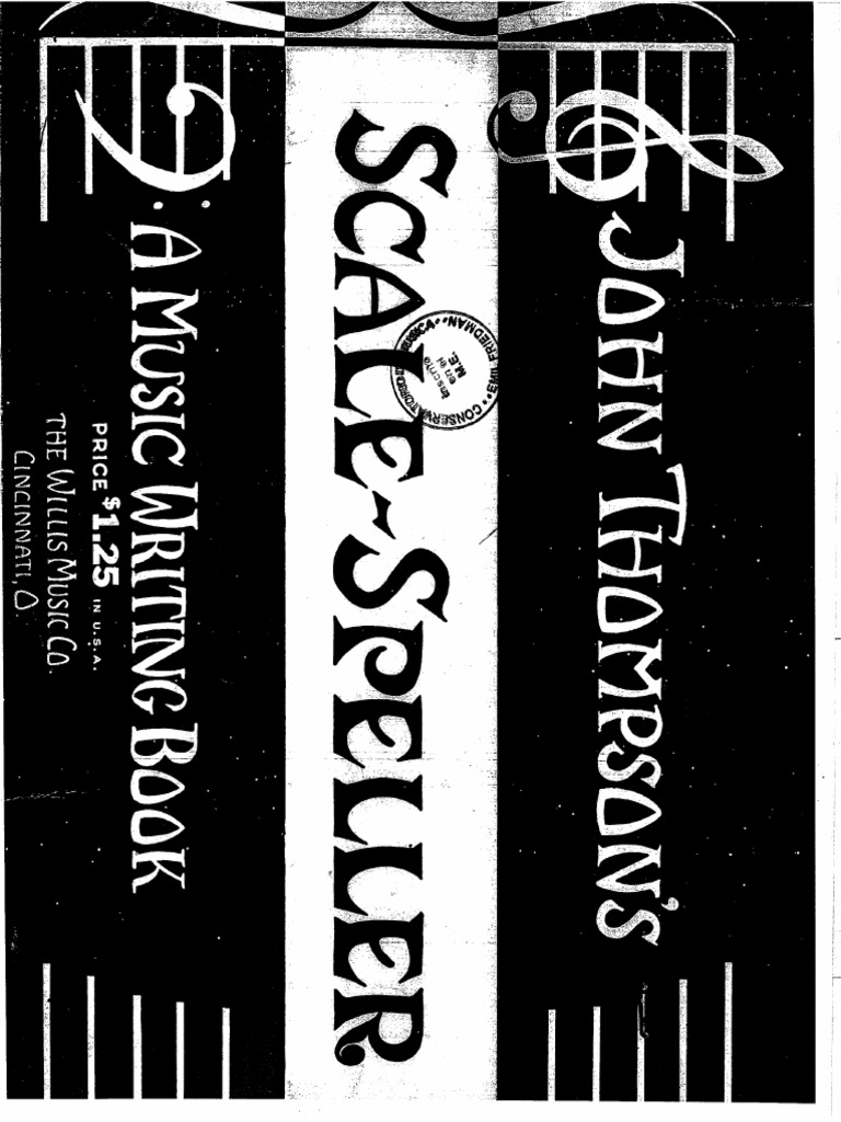 Scale - Speller - John Thompson's | PDF